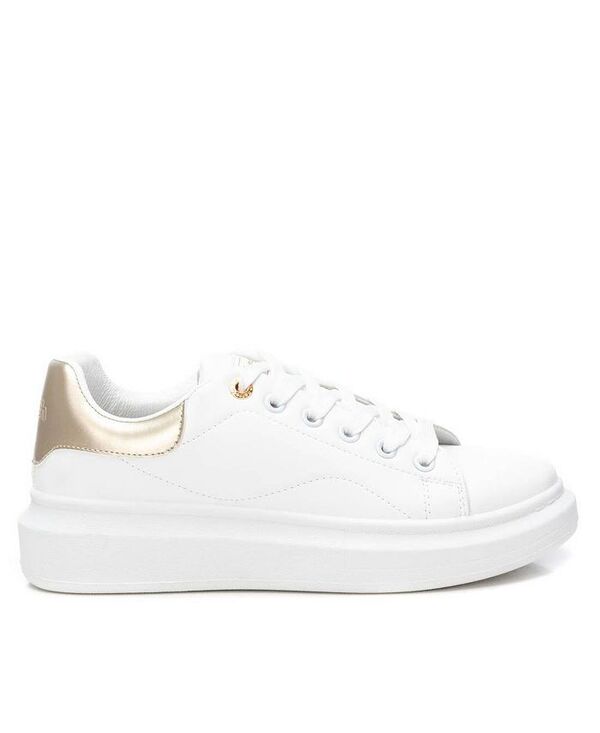 キシタイ レディース シューズ スニーカー Refresh Collection Women's Casual Sneakers By XTI Gold/white ホワイト｜ReVida 店