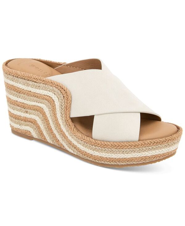 ジェントルソウルズ レディース シューズ サンダル Gentle Souls Women's Porto Wedge Sandals Stone ストーン｜ReVida 店