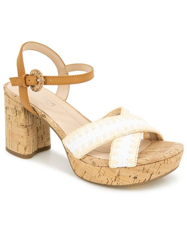 ケネスコール レディース シューズ サンダル プラットフォーム Kenneth Cole Reaction Women's Reeva Raffia Platform Dress Sandals White Raffia ホワイト