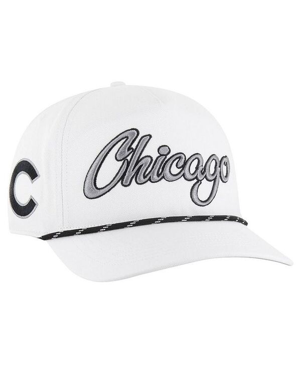 47 ブランド メンズ アクセサリー 帽子 '47 Brand Men's White Chicago Cubs Overhand Speckle Hitch Rope Adjustable Hat White ホワイト