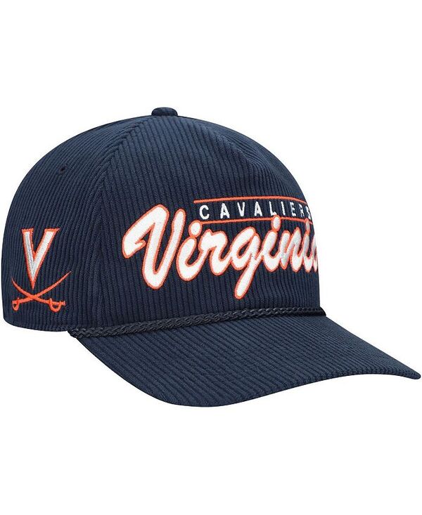 47 ブランド メンズ アクセサリー 帽子 '47 Brand Men's Navy Virginia Cavaliers Gridiron Double Header Hitch Adjustable Hat Navy ネイビー