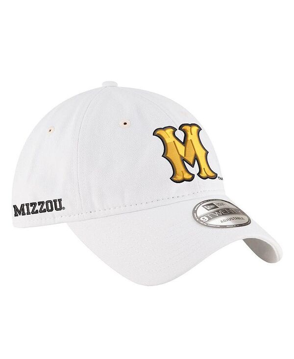 ニューエラ メンズ アクセサリー 帽子 New Era Men's White Missouri Tigers Core Classic 9TWENTY Adjustable Hat White ホワイト