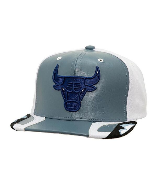 ミッチェル&ネス メンズ アクセサリー 帽子 Men's Mitchell & Ness Gray Chicago Bulls Day 6 Snapback Hat Gray White ホワイト