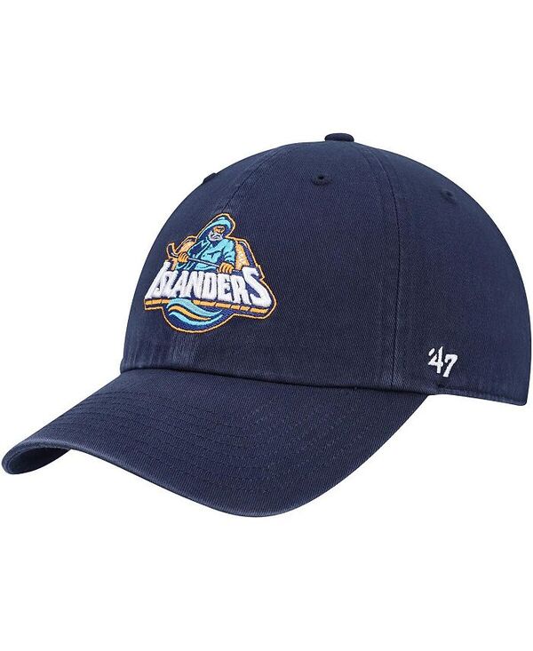 47 ブランド メンズ アクセサリー 帽子 '47 Brand Men's Navy New York Islanders Clean Up Adjustable Hat Navy ネイビー