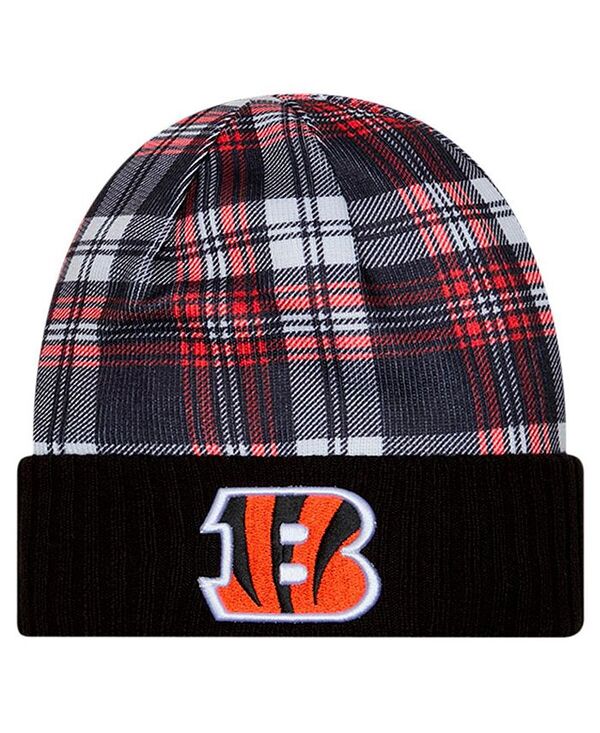 ニューエラ メンズ アクセサリー 帽子 ニット New Era Men's Black Cincinnati Bengals Sideline Statement Cuffed Knit Hat Black ブラック