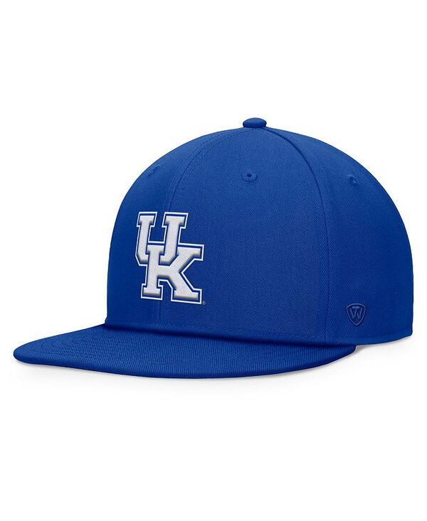 トップオブザワールド メンズ アクセサリー 帽子 Top of the World Men's Royal Kentucky Wildcats Fundamental Snapback Hat Royal