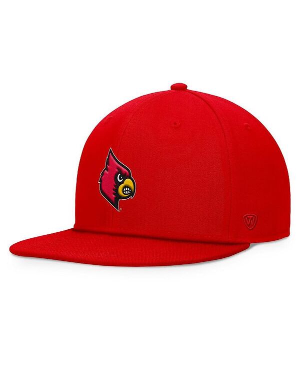 トップオブザワールド メンズ アクセサリー 帽子 Top of the World Men's Red Louisville Cardinals Fundamental Snapback Hat Red レッド 7,906円