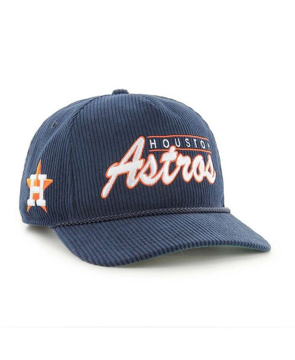 47 ブランド メンズ アクセサリー 帽子 コーデュロイ '47 Brand Men's Navy Houston Astros Corduroy Hitch Adjustable Hat Navy ネイビー|ReVida 店