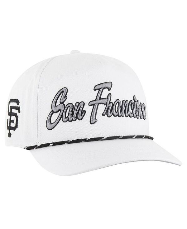 47 ブランド メンズ アクセサリー 帽子 '47 Brand Men's White San Francisco Giants Overhand Speckle Hitch Rope Adjustable Hat White ホワイト