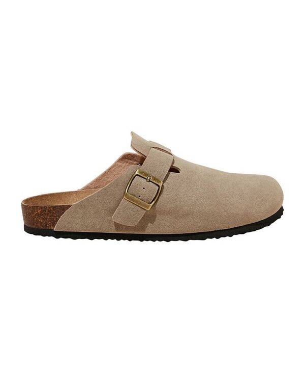 コットンオン メンズ シューズ サンダル COTTON ON Closed Toe Buckle Slide Taupe トープ|ReVida 店