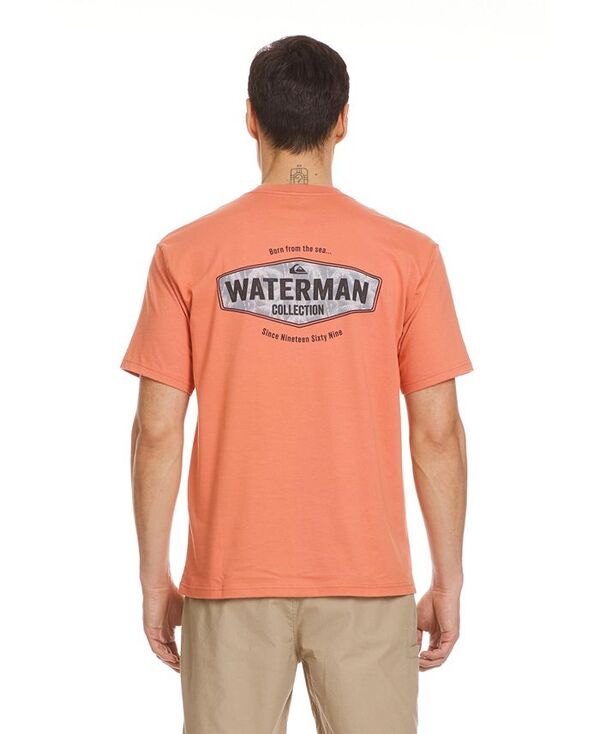 クイックシルバー ウォーター マン メンズ トップス Tシャツ Quiksilver Waterman Quiksilver Men's Banner T-shirt Apricot アプリコット