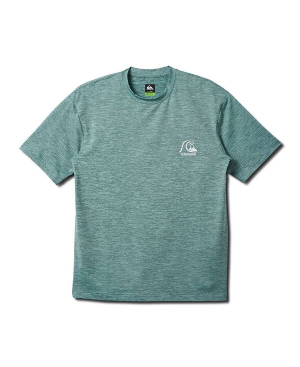 クイックシルバー メンズ トップス Tシャツ ロゴ Quiksilver Men's Dna Logo Surf Short Sleeve Tee Jade Heather ヘザー 9,786円