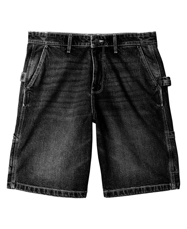 クイックシルバー メンズ ボトムス ハーフパンツ・ショーツ ショートパンツ デニム Quiksilver Men's Mercury Carpenter Denim Shorts Black ブラック