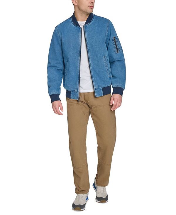 リーバイス メンズ アウター ジャケット・ブルゾン デニム ジャケット Levi's Men's Flight Full-Zip Denim Bomber Jacket Denim デニム