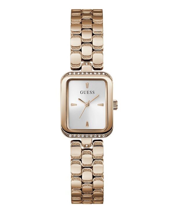ゲス レディース アクセサリー 腕時計 Tシャツ GUESS Women's Analog Rose Gold Tone Steel Watch 22mm Rose Gold Tone ゴールド｜ReVida 店