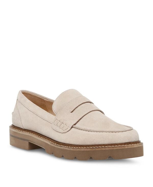 アンクライン レディース シューズ パンプス ローファー Anne Klein Women's Emmylou Lug Sole Loafers Beige Suede ベージュ