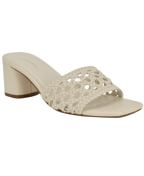 カルバンクライン レディース シューズ サンダル Calvin Klein Women's Brianny Slip On Dress Sandals Ivory アイボリー