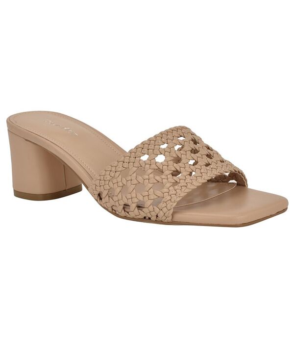 カルバンクライン レディース シューズ サンダル Calvin Klein Women's Brianny Slip On Dress Sandals Light Natural
