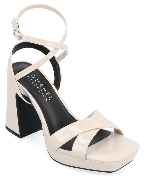 ジュルネ コレクション レディース シューズ サンダル プラットフォーム Journee Collection Women's Zorana Platform Sandals Bone
