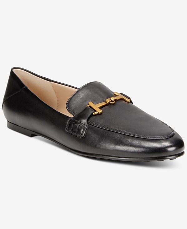 ジャーニ ベルニーニ レディース シューズ パンプス ローファー Giani Bernini Women's Beckhamm Memory Foam Slip On Loafers Black Leather ブラック|ReVida 店
