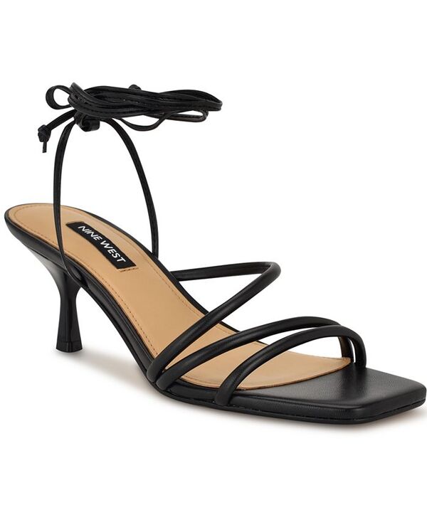 ナインウェスト レディース シューズ サンダル レース Nine West Women's Hendy Strappy Lace Up Dress Sandals Black ブラック