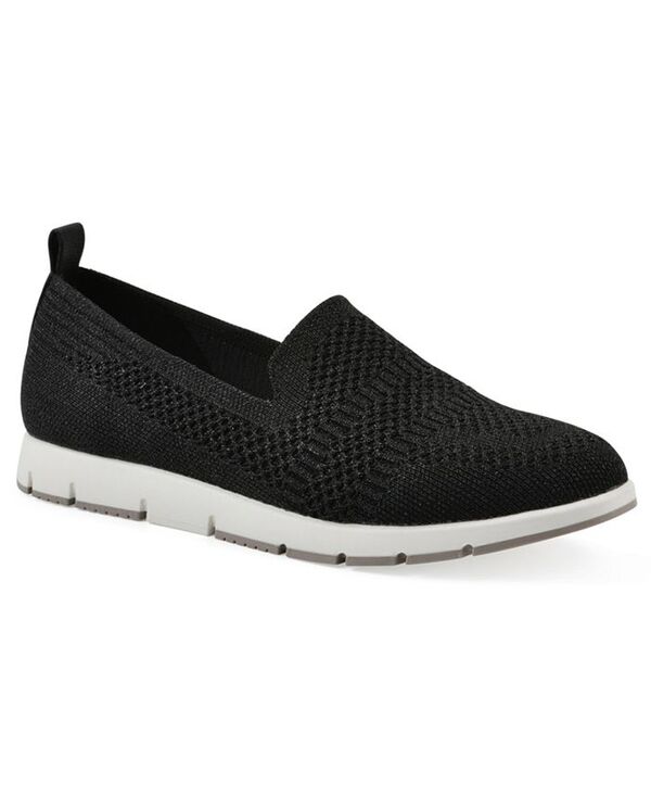 クリフバイホワイトマウンテン レディース シューズ スニーカー Cliffs by White Mountain Women's Garren Slip-On Shoes Black Glitter Knit ブラック|ReVida 店
