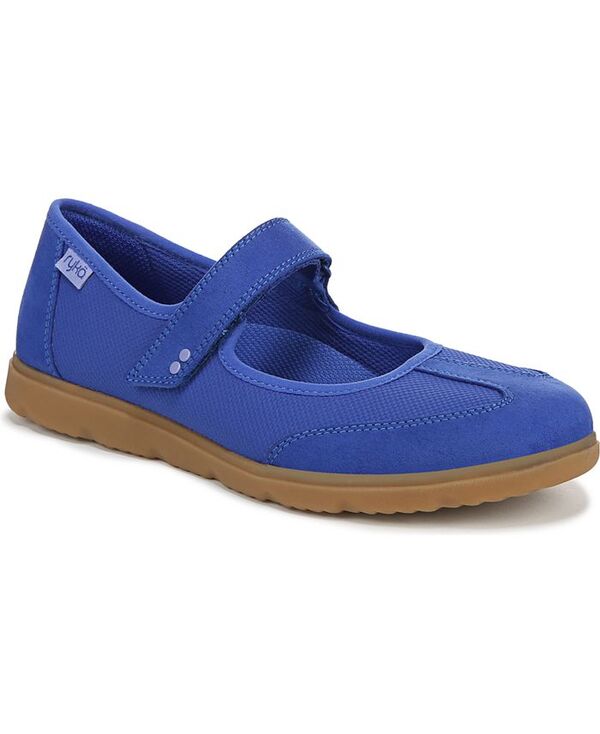 ライカ レディース シューズ パンプス Ryka Women's Effortless Mary Jane Closed Round Toe Flats Dazzling Blue Microfiber Fabric ブルー