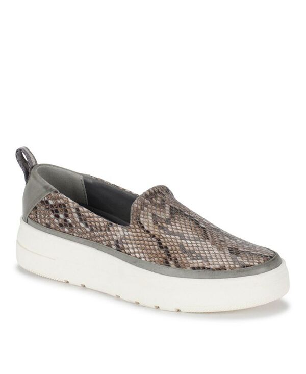 ベアトラップス レディース シューズ スニーカー Baretraps Women's Nevin Slip On Sneakers Slate Snake スレート