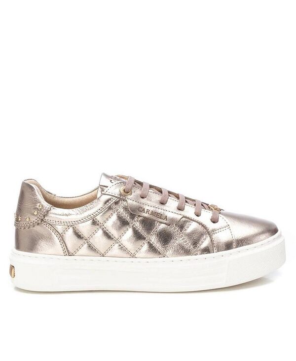 キシタイ レディース シューズ スニーカー レザー Carmela Collection Women's Leather Casual Sneakers By Xti Bronze