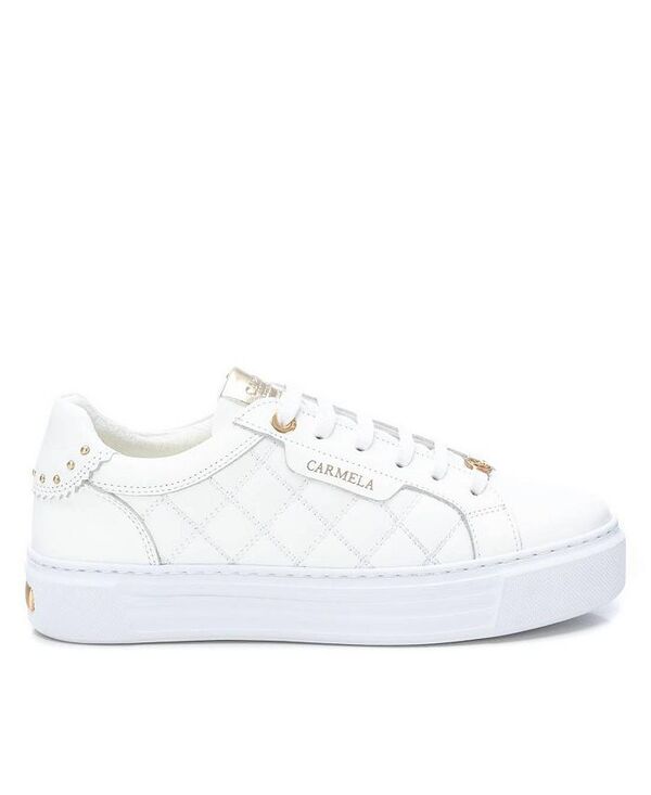 キシタイ レディース シューズ スニーカー レザー Carmela Collection Women's Leather Casual Sneakers By Xti White ホワイト