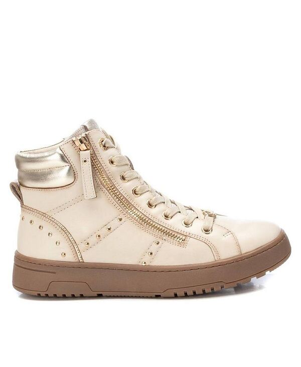 キシタイ レディース シューズ スニーカー ブーツ レザー Carmela Collection Leather Sneaker Booties By Xti Ice