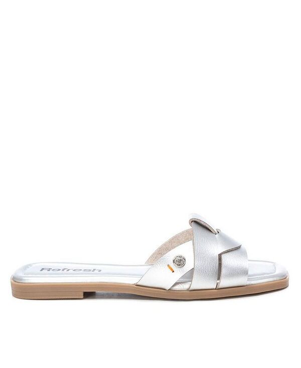 キシタイ レディース シューズ サンダル Refresh Women's Casual Sandals By Xti Silver シルバー