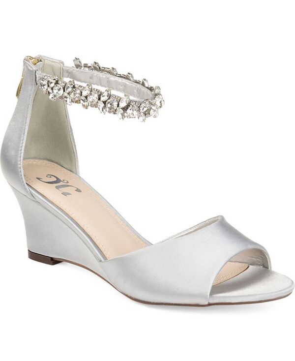 ジュルネ コレクション レディース シューズ パンプス Journee Collection Women's Connor Wedges Grey グレー