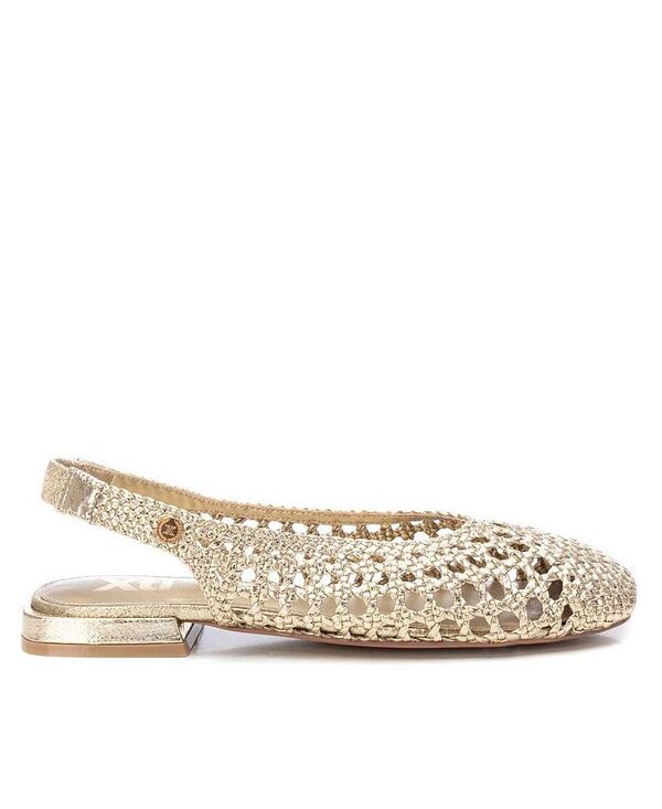 キシタイ レディース シューズ パンプス XTI Women's Slingback Flats Gold ゴールド|ReVida 店