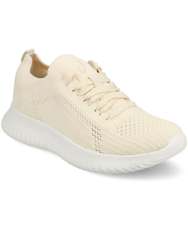 ジュルネ 寄せ合わせ レディース シューズ スニーカー スピード競技 Journee Collection Women\u0027s Brena Casual Lace-Up Sneakers Cream 皮膚軟化剤