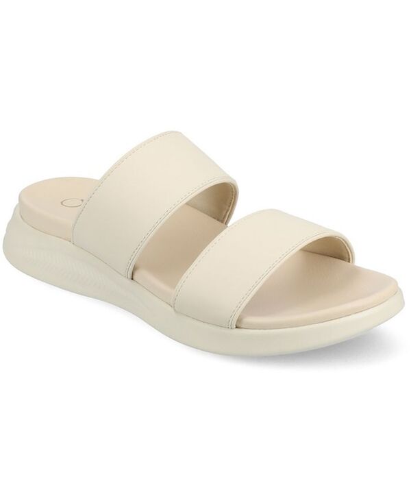 ジュルネ コレクション レディース シューズ サンダル Journee Collection Women's Janis Slip-On Wedge Sandals Bone｜ReVida 店