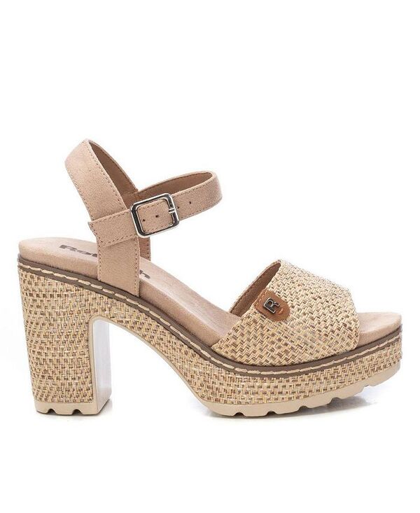 キシタイ レディース シューズ サンダル ヒール XTI Refresh By Women's Heeled Sandals Taupe トープ