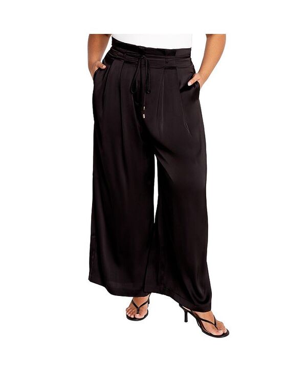 シティーシック レディース ボトムス カジュアルパンツ プラスサイズ CITY CHIC Plus Size Azalea Pant Black ブラック