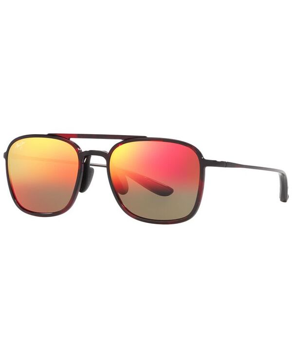 マウイジム メンズ アクセサリー サングラス・アイウェア Maui Jim Unisex KEOKEA 55 Sunglasses MJ00068355-Z Tortoise Red レッド