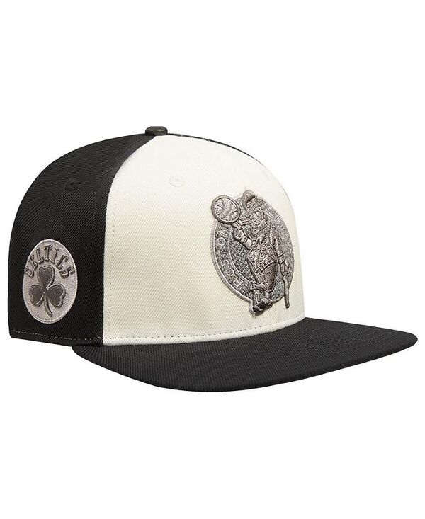 プロスタンダード メンズ アクセサリー 帽子 パイル Pro Standard Men's Cream Boston Celtics French Terry Snapback Hat Cream クリーム|ReVida 店