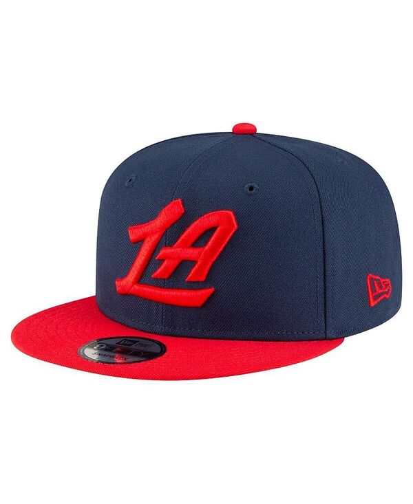 ニューエラ メンズ アクセサリー 帽子 New Era Men's Navy/Red LA Clippers 2-Tone 9FIFTY Snapback Hat Navy Red ネイビー|ReVida 店