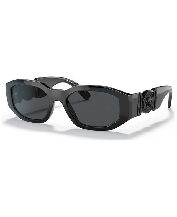 ヴェルサーチ メンズ アクセサリー サングラス・アイウェア Versace Unisex Sunglasses VE4361 Biggie BLACK/ DARK GREY ブラック