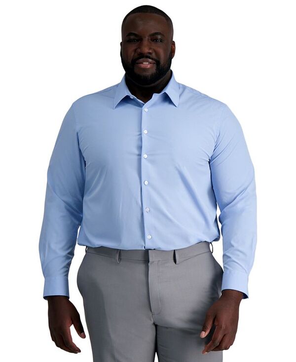 ハガー メンズ トップス シャツ トール Haggar Big & Tall Men ’ s Smart Wash&reg; Classic Fit Dress Shirt Coronet 14,896円