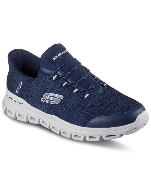 スケッチャーズ メンズ シューズ スニーカー Skechers Men's Slip-Ins Glide-Step - Zefyr Casual Sneakers From Finish Line Navy ネイビー