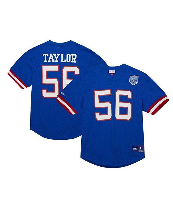 ミッチェル&ネス メンズ トップス シャツ メッシュ Mitchell & Ness Men's Lawrence Taylor Royal New York Giants Retired Player Name and Number Mesh Top Royal