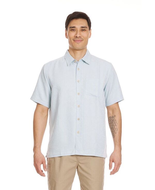 クイックシルバー ウォーター マン メンズ トップス シャツ Quiksilver Waterman Quiksilver Men's Island Jungle Woven Shirt Cool Blue ブルー