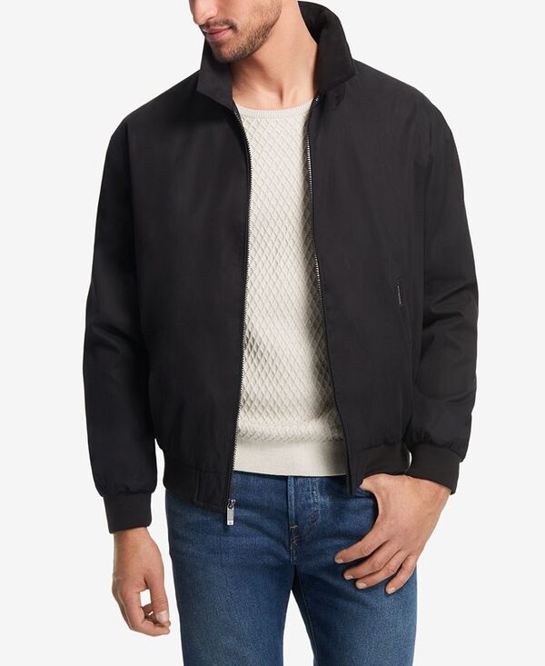 ウェザープルーフ メンズ アウター 上衣・上衣 上衣 Weatherproof Microfiber Bomber Jacket Black 黒いこと