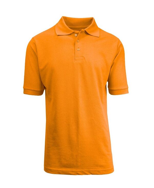 ギャラクシーバイハルビック メンズ トップス ポロシャツ Galaxy By Harvic Men's Short Sleeve Pique Polo Shirts Orange オレンジ