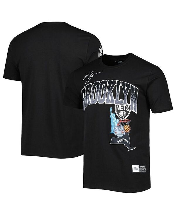 プロスタンダード メンズ トップス Tシャツ Pro Standard Men's Black Brooklyn Nets Hometown Chenille T-shirt Black ブラック 11,701円