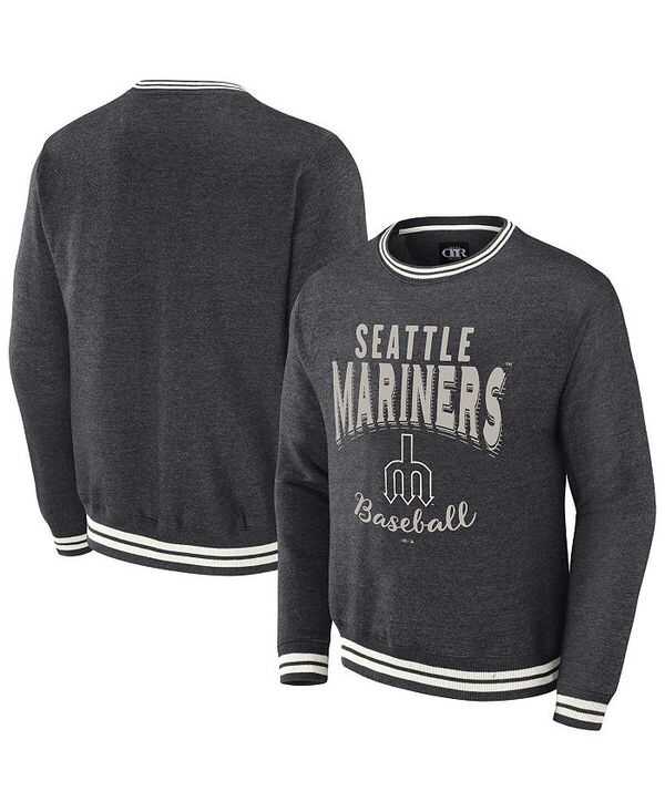 ファナティクス メンズ アウター パーカー・スウェット ヴィンテージ スウェット シャツ Fanatics Darius Rucker Collection by Men's Heather Charcoal Seattle Mariners Vintage Pullover Sweatshirt Heather Charcoal チャコール